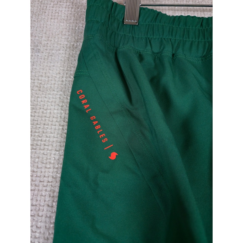 NWT Adidas Miami‎ Hurricanes AEROREADY Women's Running Shorts Green Sz Medium - Picture 3 of 15